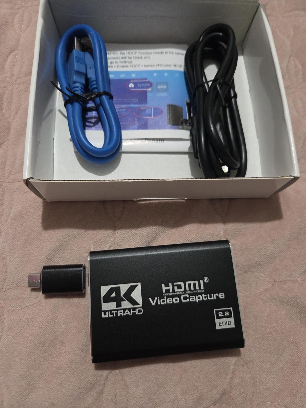Dongguan Ouzheng Technology Co. Ltd OZC3BA 4K HDMI Video Capture Card